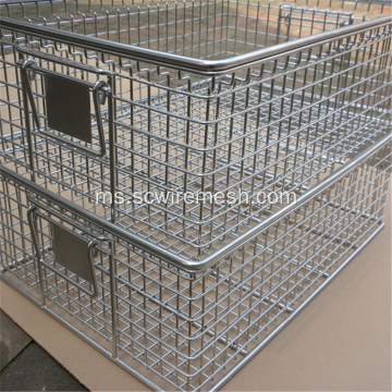 Metal Disinfection Baskets Storage Basket Keranjang Mesh Basket